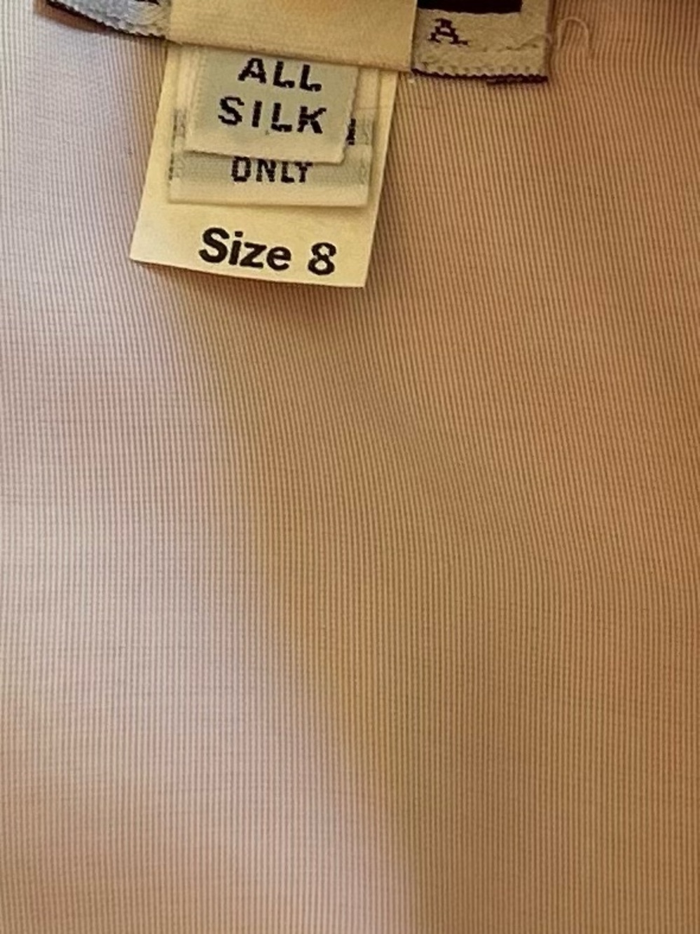 Vintage TICA 100% Silk 2-Piece Set Size 8 | Midi Skirt + Top - Picture 9 of 13